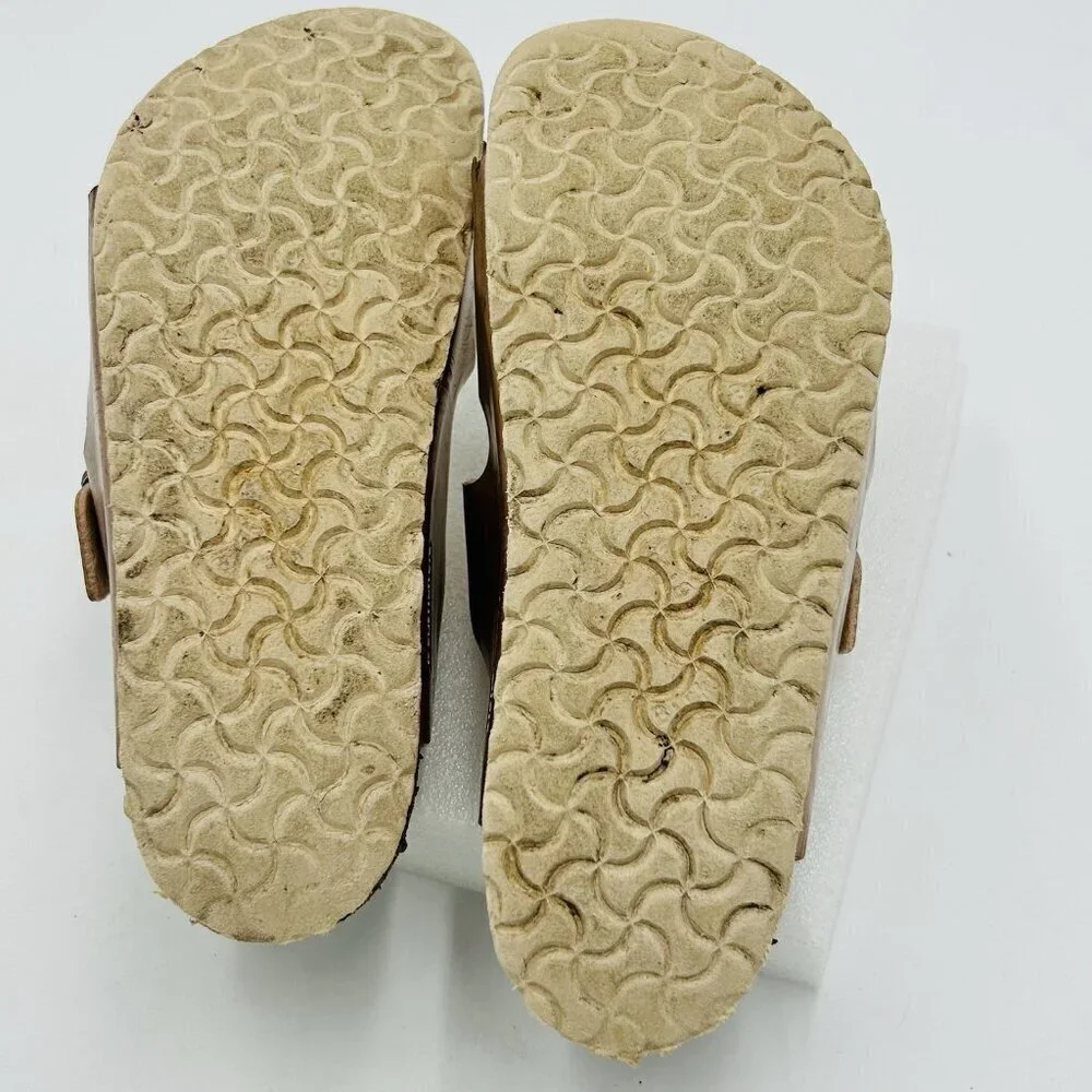 Birkenstock Girls Arizona Kids Slides Sandals Sz US 3-3.5 / 34 EU Rose Gold